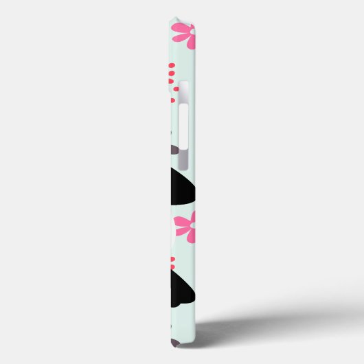 木、花、パンダのクマ Case-Mate iPhoneケース (裏面 / 左)