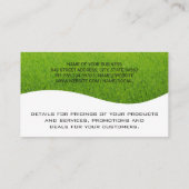 木 | 造園 | 庭師 | 芝生 名刺 (裏面)