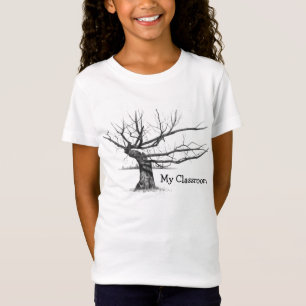 木: 鉛筆の現実主義: HOMESCHOOLのワイシャツ Tシャツ