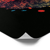 木/鳥の羽/指紋 ポスター (角)