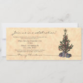 木、9.25" x4"招待 招待状 (裏面)