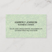 木 | Grass |造園 名刺 (裏面)