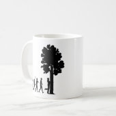 木Hugger コーヒーマグカップ (正面左)