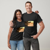 木Nに刻まれたライフナイフ文字用のP4Lポグ Tシャツ (ユニセックス)