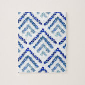 木oメートル海ガラス-青 ジグソーパズル (縦)