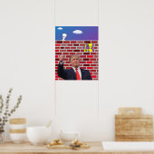 未おもしろい文書化の移民ウォールギャグ😂 UFO ポスター (キッチン)