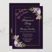 未だ最高の紫のフローラの除来業は行わない 招待状 (正面/裏面)