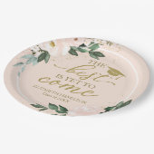 未だ最高の赤面フローラ来パーティーに達しない ペーパープレート (アングル)