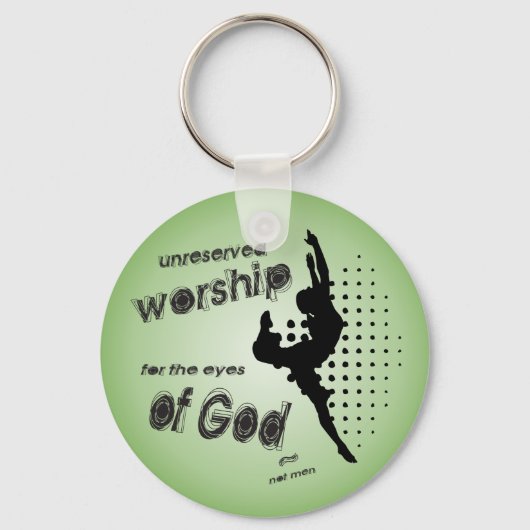 未予約の礼拝キーチェーン キーホルダー (正面)