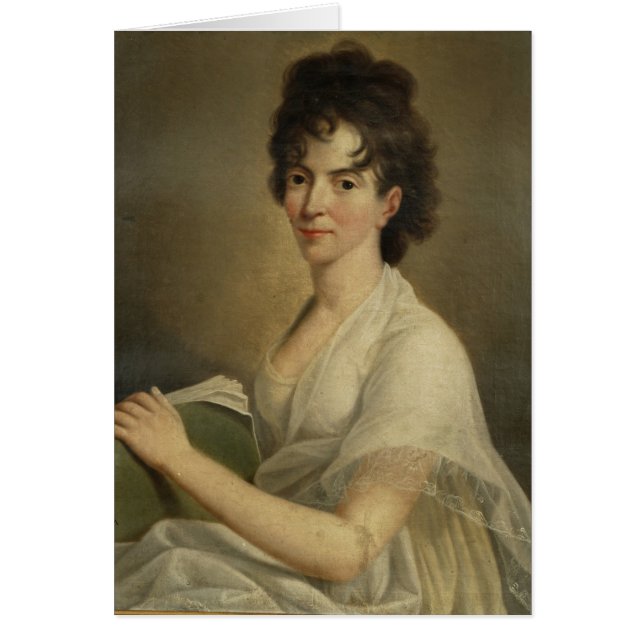 未亡人のConstanzeモーツァルト1802年のポートレート (正面)