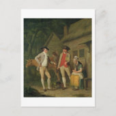 未亡人コスタードの牛と商品,税のために割れた ポストカード (正面)