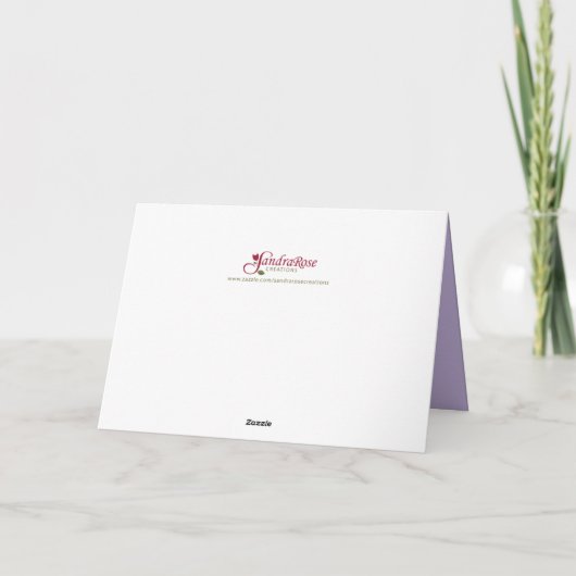 未亡人結婚生記念日 カード (裏面)