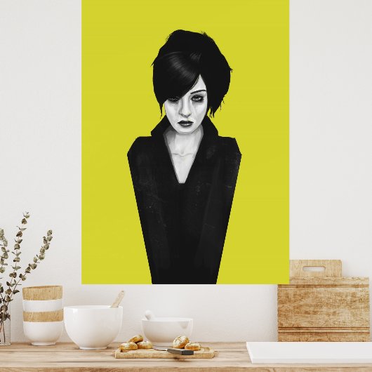 未亡人 ポスター (キッチン)