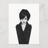 未亡人 ポストカード (正面)