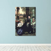 未亡人、1868年 キャンバスプリント (インサイチュ (ウッドフロア))