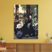 未亡人、1868年 キャンバスプリント (インサイチュ (リビング))