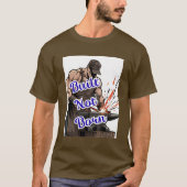 未作生まれ品 – 懸命作業T字 Tシャツ (正面)
