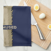 未使用のおもしろいEmuプン キッチンタオル (四つ折り)