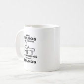 未公表のピアノ コーヒーマグカップ (正面左)