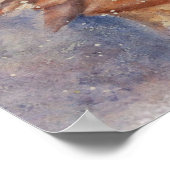 未処理のコンチビーチシェル ポスター (角)