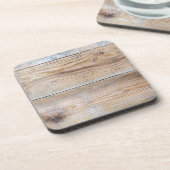 未処理の木材 コースター (左側)