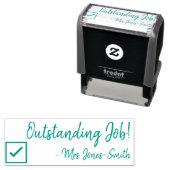 "未処理ジョブ!" +カスタム先生名 セルフインキングスタンプ (インサイチュ)