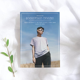 未処理 |トレンディー写真の卒業発表 招待状