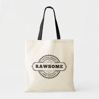 未加工ビーガンのベジタリアンRawsome トートバッグ