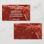 未加工ビーフ 名刺 (正面/裏面)