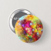 未加工フラクタルの芸術 缶バッジ (正面&裏面)