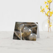 未加工型枠で香り豊かにおいしい カード (黄色い花)