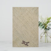 未加工絹 便箋 (スタンド正面)