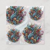 未加工開花：エネルオーガニックギー スクエア名刺 (裏面)