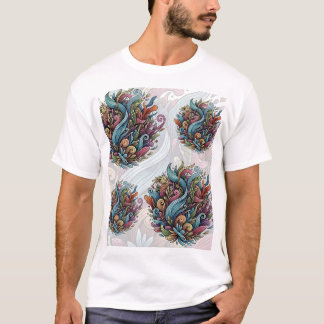未加工開花:エネルオーガニックギー Tシャツ