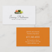 未加工食糧コーチの名刺 名刺 (正面/裏面)