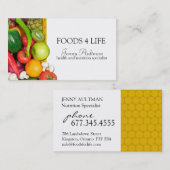 未加工Foodistの名刺 名刺 (正面/裏面)