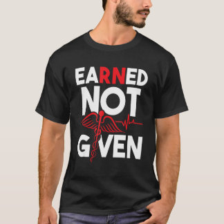 未収与え入 – 登録ナース看護学RN Hea Tシャツ