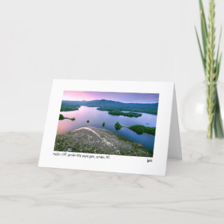 未婚の崖の写真カード カード