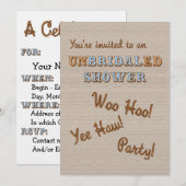 未婚の招待状 招待状 (正面/裏面)