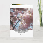 未婚の母からの未婚の母への母の日カード カード (裏面)