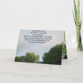 未婚の母の母の日カード カード (裏面)