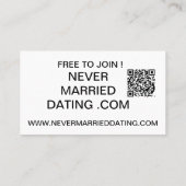 未婚デーティング.Com ビジネスカード (裏面)