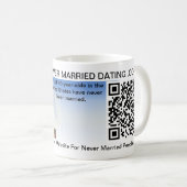 未婚デーティング . Com マグ (正面右)