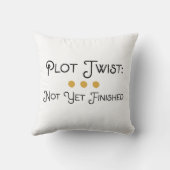 未完の小説 | ブックラバーギフト | 作家 クッション (裏面)