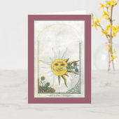 未完成の事柄のグリーティングカード カード (黄色い花)