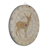 未完成の木を鹿で見る ダーツボード (正面左)