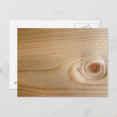 未完成の木材 ポストカード (正面/裏面)