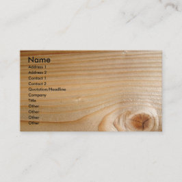 未完成の木材 名刺