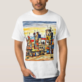 未完成の砂漠の町 Tシャツ