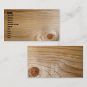 未完成木のビジネス 名刺 (正面/裏面)